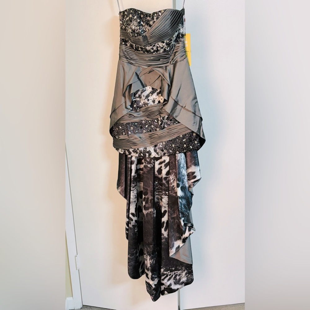NWT May Queen Couture strapless gown